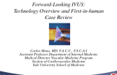 TCT-73. Forward-Looking IVUS: Technology Overview and First-in-human Case Review