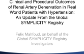 TCT-60. Clinical and Procedural Outcomes of Renal Artery Denervation In Real World Patients with Hypertension: An Update From the Global SYMPLICITY Registry