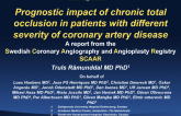 TCT-51. Prognostic impact of chronic total occlusion in patients with different severity of coronary artery disease - A report from the Swedish Coronary Angiography and...