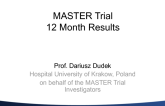 TCT-41. One-year Results From the MASTER Trial, a Prospective, Randomized, Multicenter Evaluation of an Embolic Protection Stent (MGuard) in Patients with STEMI Undergoing Prima...
