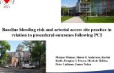 TCT-40. BASELINE BLEEDING RISK AND ARTERIAL ACCESS SITE PRACTICE IN RELATION TO PROCEDURAL OUTCOMES FOLLOWING PERCUTANEOUS CORONARY INTERVENTION