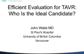 Efficient Evaluation for TAVR: What Do We Really Need?