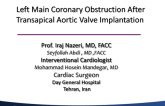 Case #2: Complicated TAVR with Total Occlusion of Left Main Coronary Artery