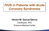 IVUS in Patients with Acute Coronary Syndromes