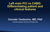 Left Main PCI vs. CABG: Differentiating Patient and Clinical Features