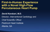TCT-126. First-in-human experience with a novel high-flow percutaneous heart pump