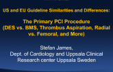 US and EU Guideline Similarities and Differences: The Primary PCI Procedure (DES vs. BMS, Thrombus Aspiration, Radial vs. Femoral, and More)