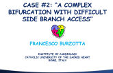 Case 2: A Complex Bifurcation with Difficult side Branch Access