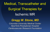 Medical, Transcatheter and Surgical Therapies for Ischemic MR