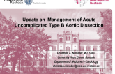 Update on Management of Acute Uncomplicated Type B Aortic Dissection