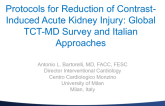 Protocols for Reduction of Contrast-Induced Acute Kidney injury: Global TCT-MD Survey and Italian Approaches