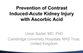 Prevention of Contrast Induced Acute Kidney Injury wtih Ascorbic Acid