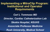 Implementing a MitraClip Program: Institutional and Operator Requirements