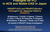 Prasugrel for PCI in ACS and Stable CAD in Japan: PRASFIT-ACS and PRASFIT-Elective
