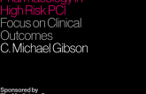 Pharmacology in High-Risk PCI: Focus on Clinical Outcomes