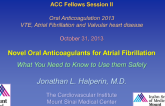 Novel Oral Anticoagulants for Atrial Fibrillation: What You Need to Know to Use Them Safely