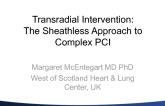 Case 4: The Sheathless Approach to a Complex PCI