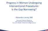 Progress in Women Undergoing Interventional Procedures: Is the Gap Narrowing?