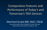 Comparative Features and Performance of Today's and Tomorrow's TAVR Devices