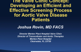 The Valve Clinic Concept: Developing an Efficient and Effective Screening Process for Aortic Valve Disease Patients