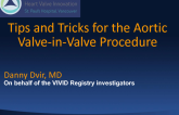 Case Vignettes: Tips and Tricks for the Valve-in-Valve TAVR Procedure