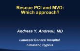 Case #4 - Rescue PCI and MVD: which approach?