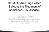 CON: Drug-Coated Balloons are Effective at the Arterial Level, But Not Necessarily for the Patient!