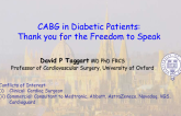The Great Debate: Should Diabetes Modulate the PCI vs CABG Equation? Of Course! Thank You for the FREEDOM to Speak