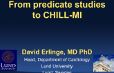 Hypothermia To Reduce Infarct Size 1: From Predicate Studies to CHILL-MI