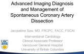 Advanced Imaging Diagnosis and Management of Spontaneous Coronary Artery Dissection