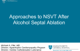 Case Presentation and Topic Review: Approaches to NSVT After Alcohol Septal Ablation