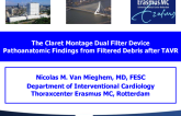 The Claret Montage Dual Filter Device: Pathoanatomic Findings from Filtered Debris after TAVR