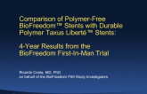 Comparison of Polymer-Free BioFreedom™ Stents with Durable Polymer Taxus Liberté™ Stents: 4-Year Results from the BioFreedom First-In-Man Trial