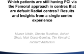 Which patients are still having PCI via the Femoral approach in centres that are default Radial centres? Results and Insights from a single centre experience