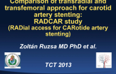 Randomized comparison of transradial and transfemoral approach for carotid artery stenting