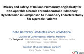 Efficacy and Safety of Balloon Pulmonary Angioplasty for Non-operable Chronic Thromboembolic Pulmonary Hypertension in Comparison to Pulmonary Endarterectomy for Operable Patients