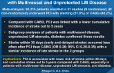 Late Stroke: Comparison of PCI vs. CABG in Patients with Multivessel and Unprotected LM Disease