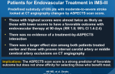 Alberta Stroke Program Early CT Score to Select Patients for Endovascular Treatment in IMS-III