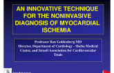 An Innovative Technique for the Noninvasive Diagnosis of Myocardial Ischemia