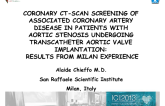 Coronary CT-Scan Screening of Associated Coronary Artery Disease in Patients with Aortic Stenosis Undergoing Transcatheter Aortic Valve Implantation: Results from Milan Experience