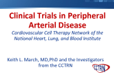 Clinical Trials in Peripheral Arterial Disease