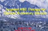 Targeted MSC Therapy for Chronic Pulmonary Disease