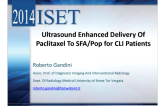 Ultrasound Enhanced Delivery of Paclitaxel to SFA/POP for CLI Patients