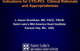 Case Selection: Indications for CTO-PCI