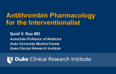 Antithrombin Pharmacology for the Interventionalist