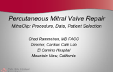Update on Mitral Valve Disease and Transcatheter Therapies