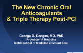 Navigating the New Oral Anticoagulants and Triple Therapy