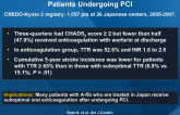 Anticoagulant and Antiplatelet Therapy in A-fib Patients Undergoing PCI
