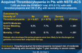 Long-term Outcomes Associated with Hospital-Acquired Thrombocytopenia in Pts with NSTE-ACS