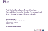 Post‐Market Surveillance Study of Paclitaxel‐Eluting Nitinol Stents for Treating FemoropoplitealArtery Disease in Japan: 12‐Month Results